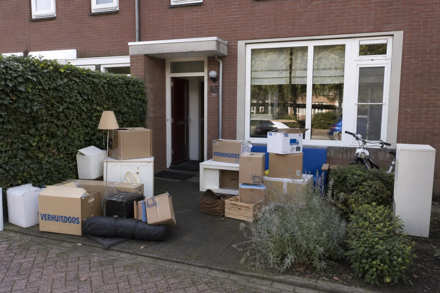 Situatie voor de werkzaamheden