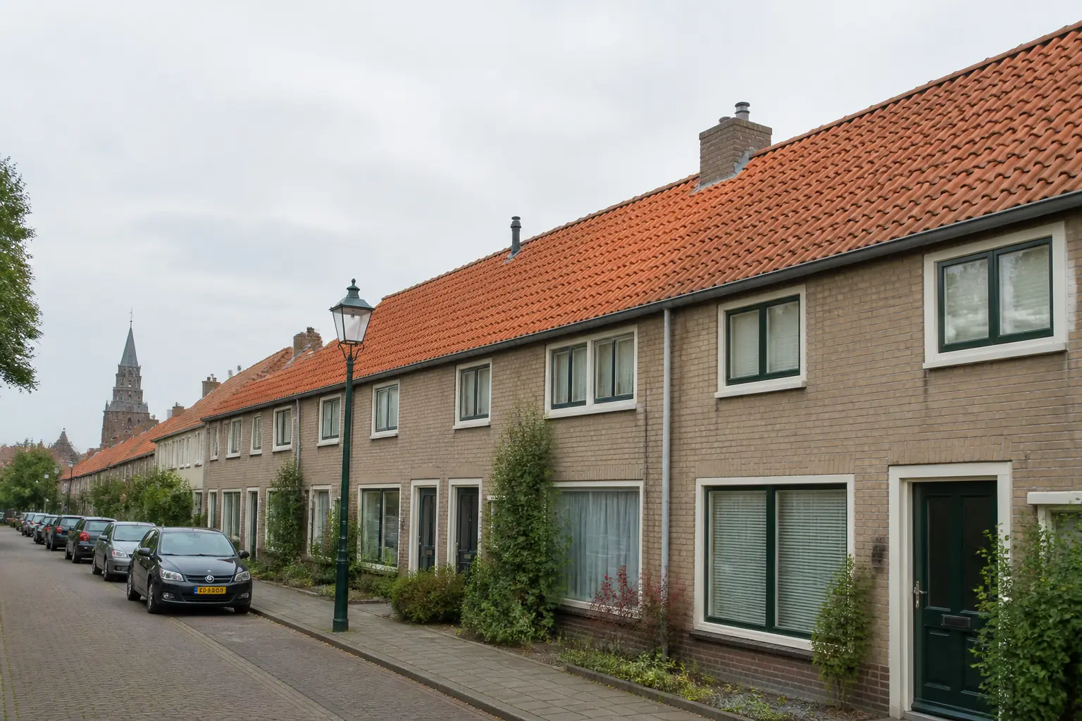 Situatie voor de werkzaamheden