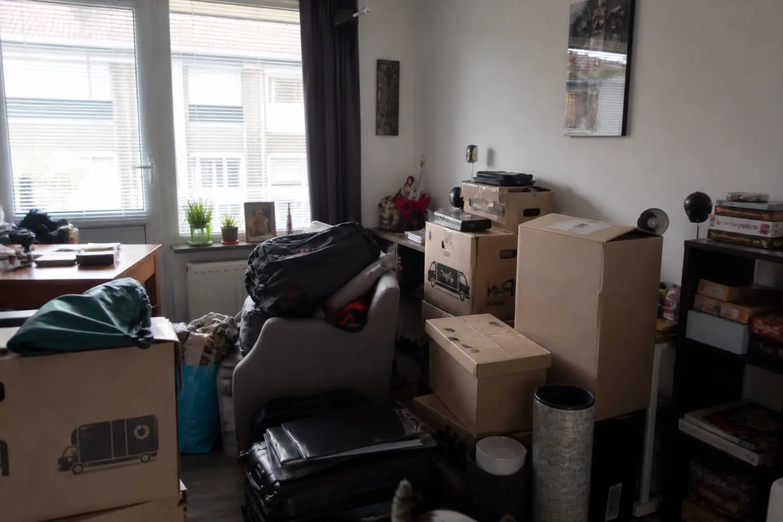 Situatie voor de werkzaamheden