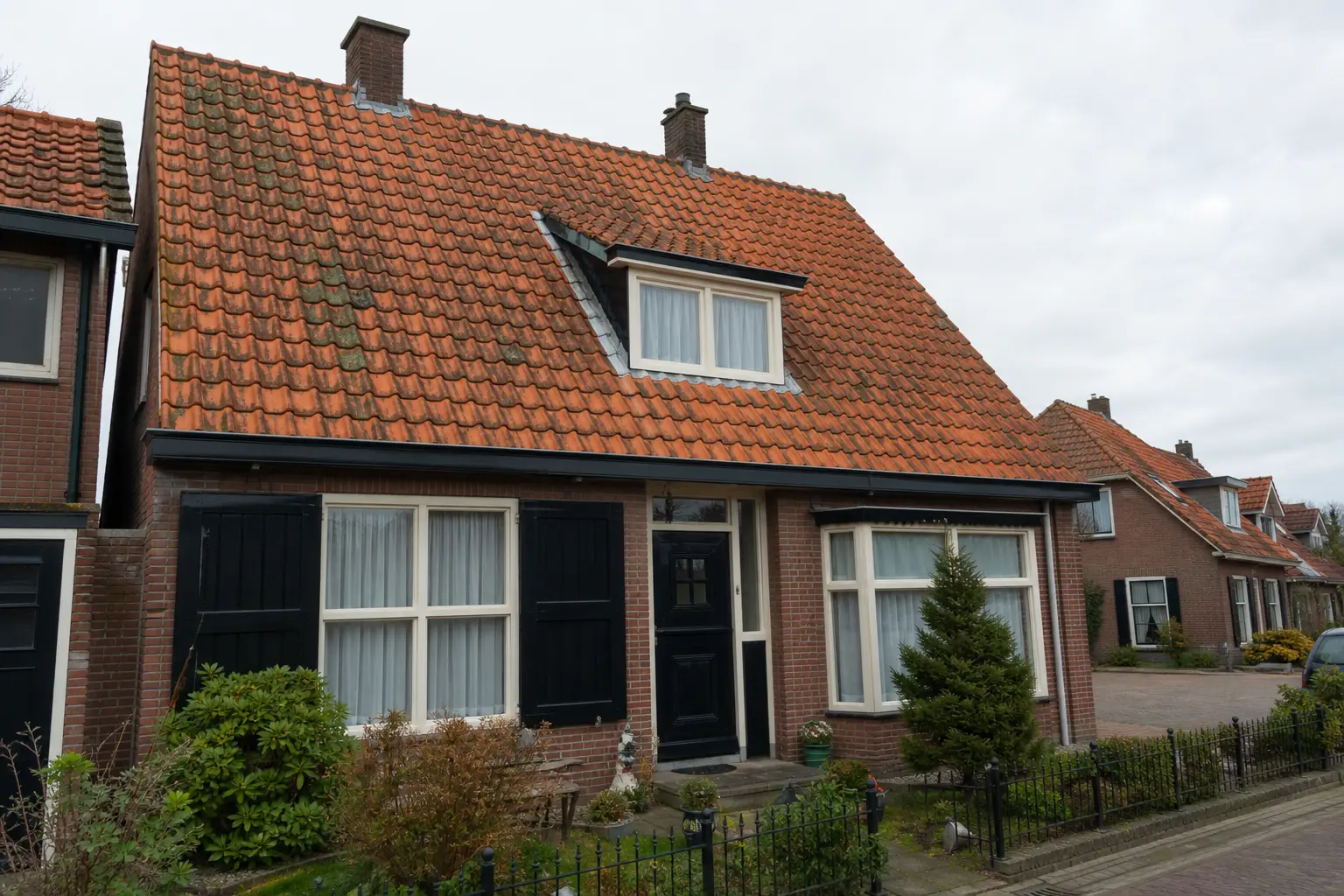 Situatie voor de werkzaamheden