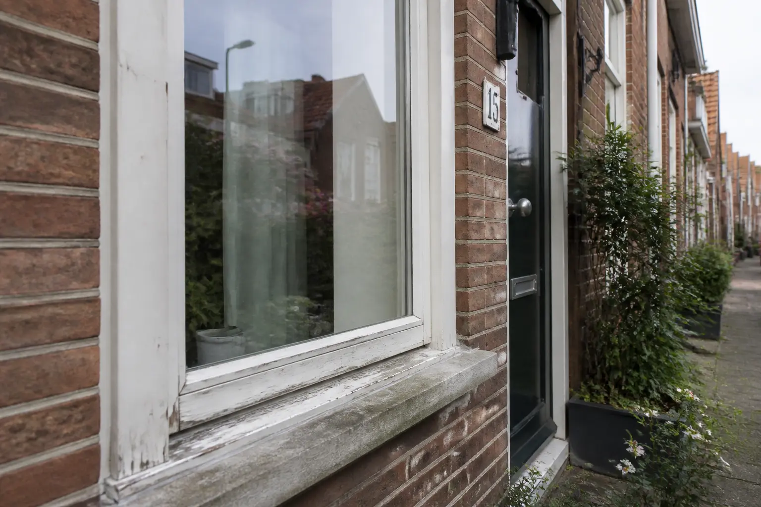 Situatie voor de werkzaamheden