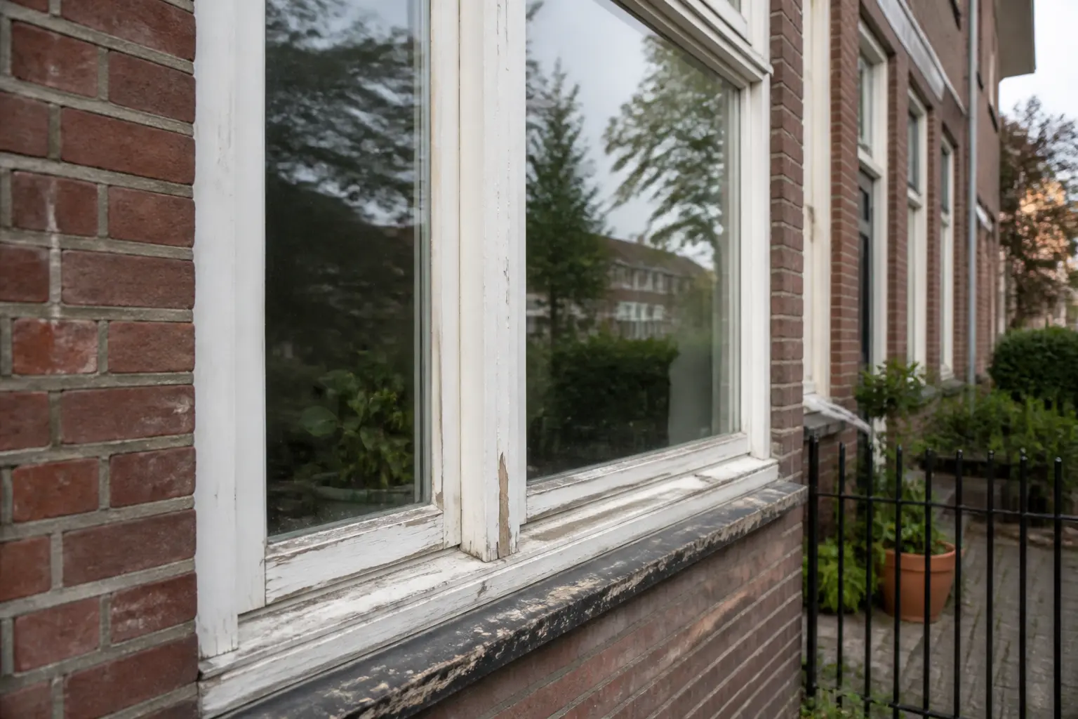 Situatie voor de werkzaamheden