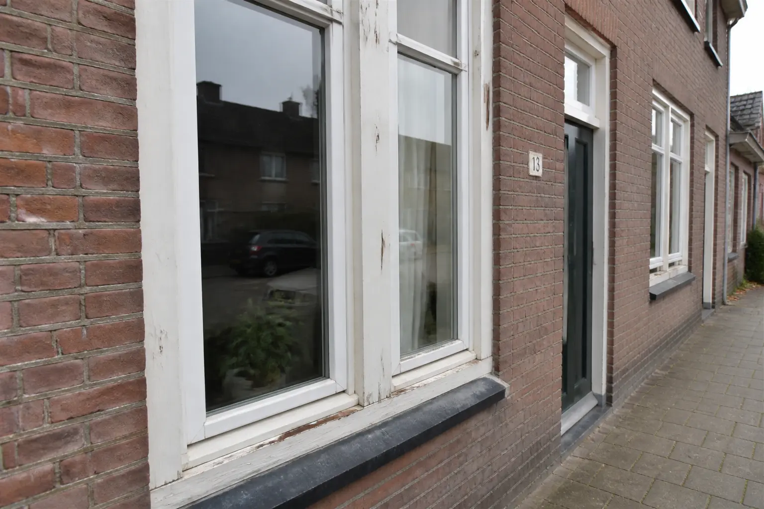 Situatie voor de werkzaamheden