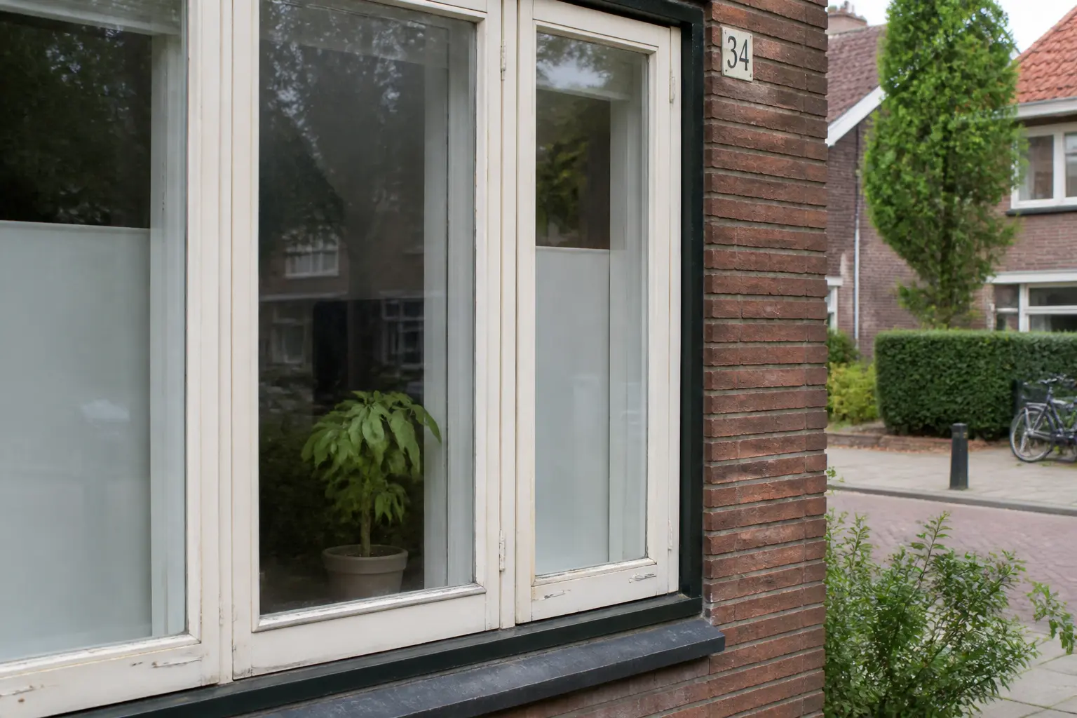 Situatie voor de werkzaamheden