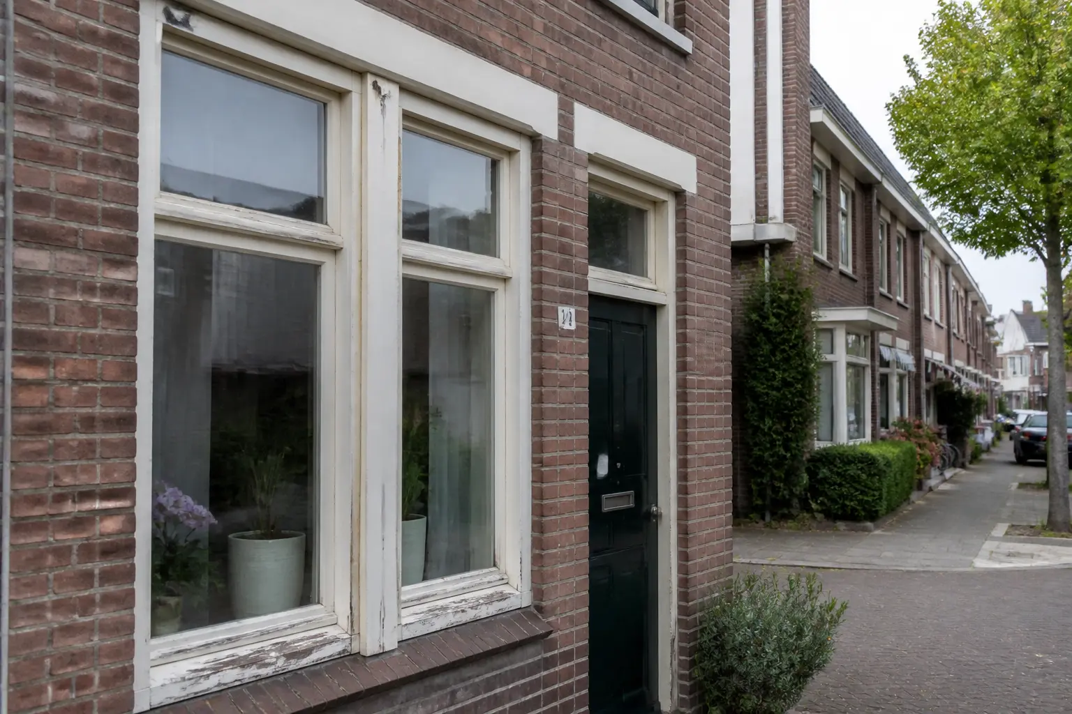 Situatie voor de werkzaamheden