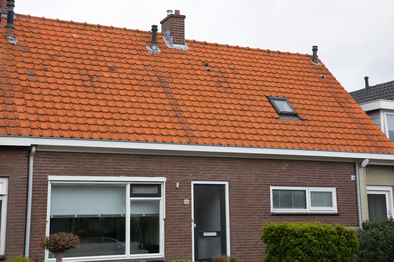 Situatie voor de werkzaamheden