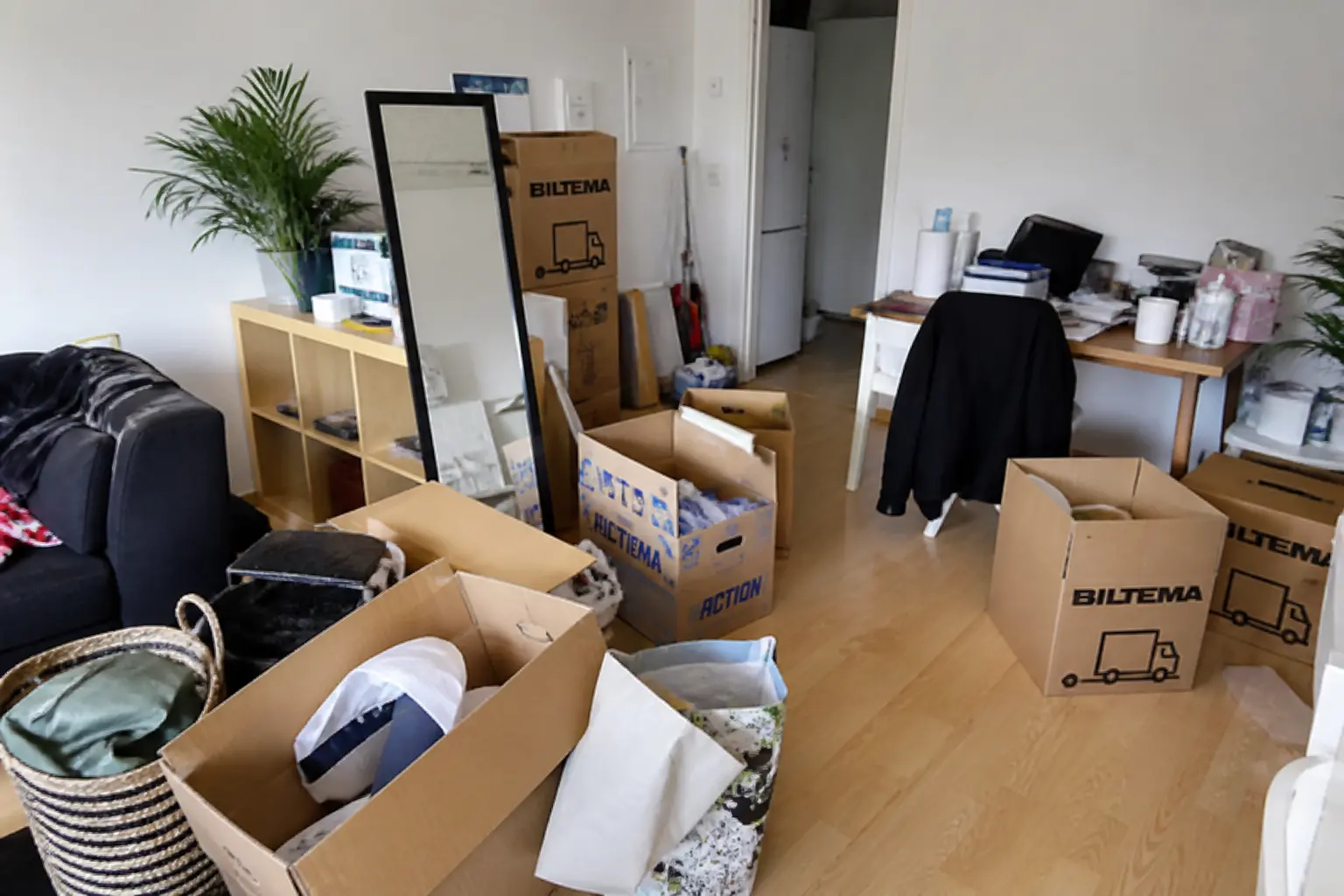 Situatie voor de werkzaamheden