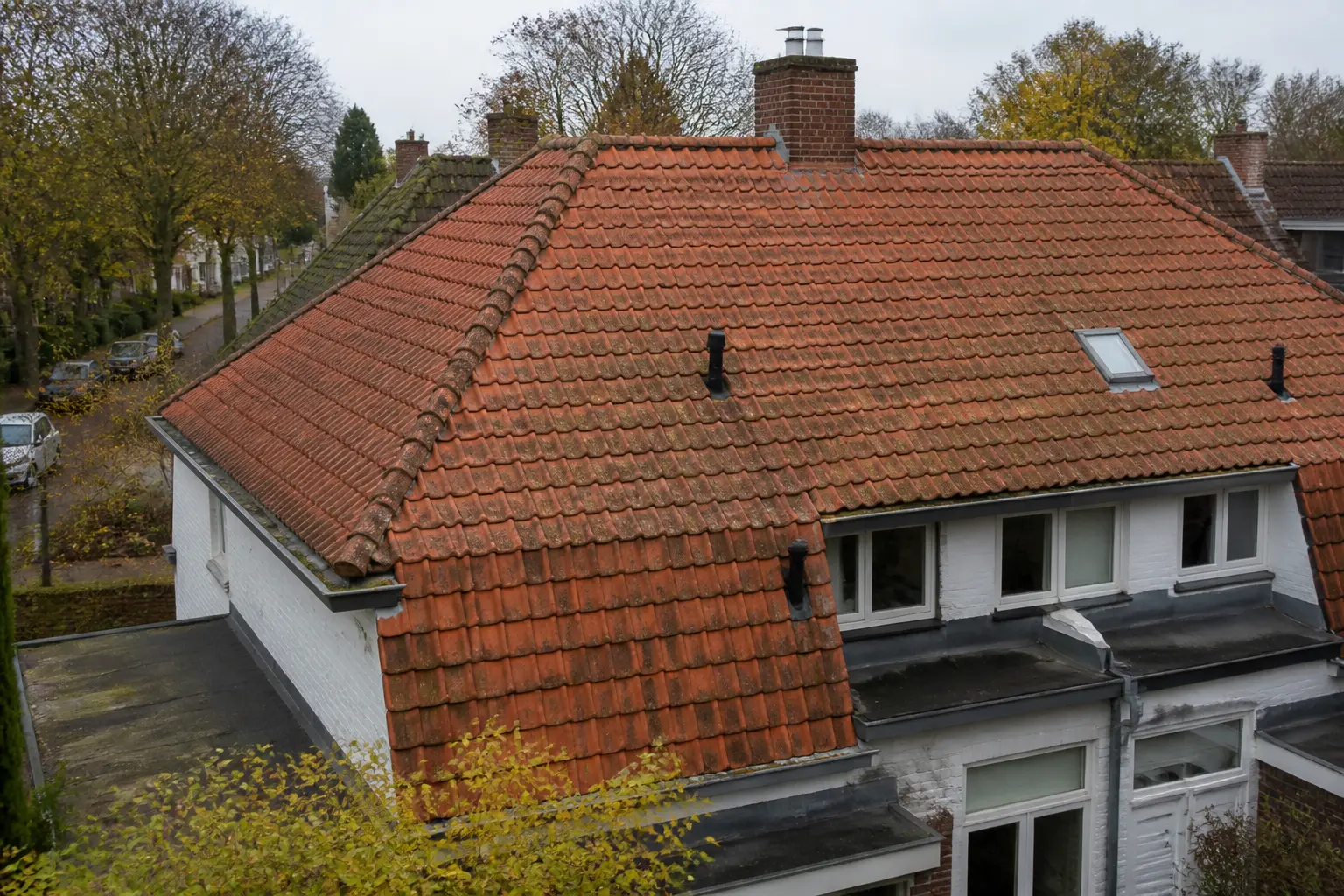 Situatie voor de werkzaamheden
