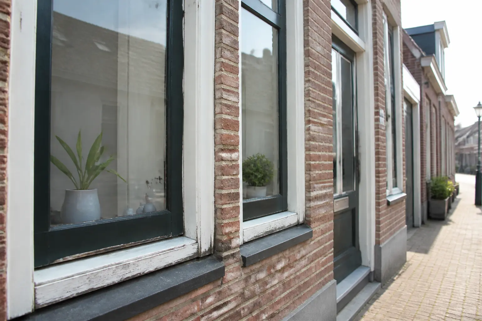 Situatie voor de werkzaamheden