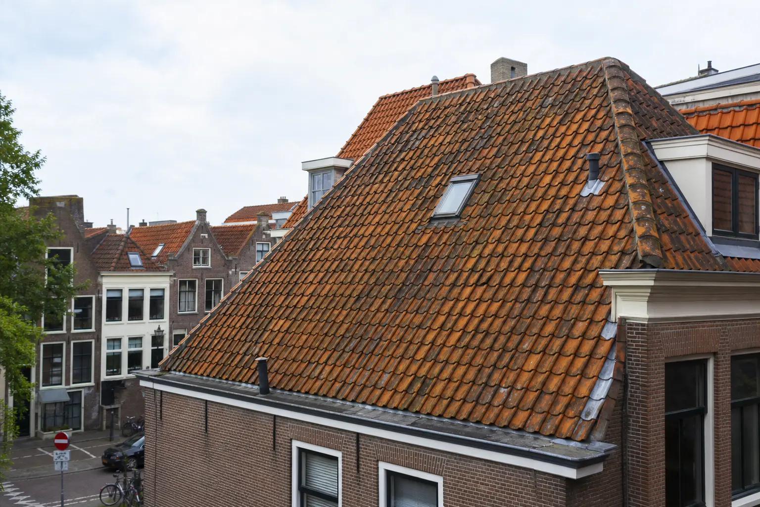 Situatie voor de werkzaamheden