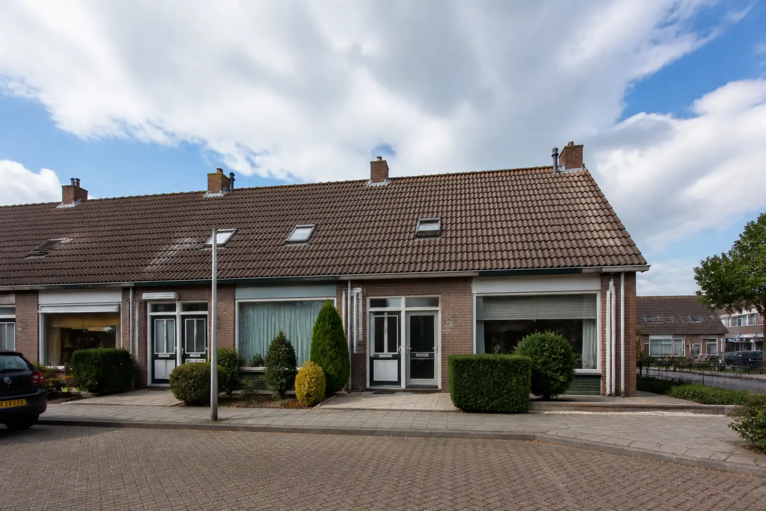 Situatie voor de werkzaamheden