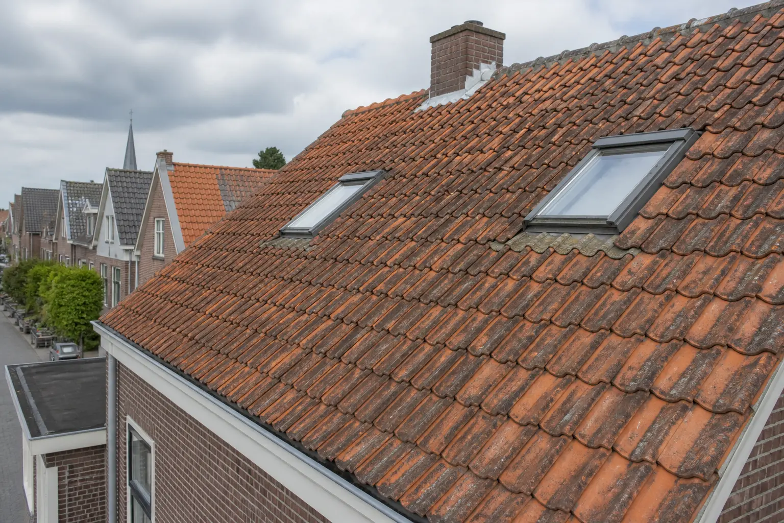 Situatie voor de werkzaamheden