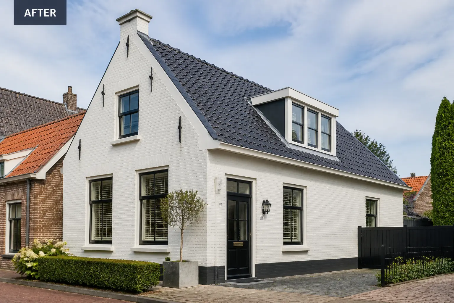 Situatie na de werkzaamheden