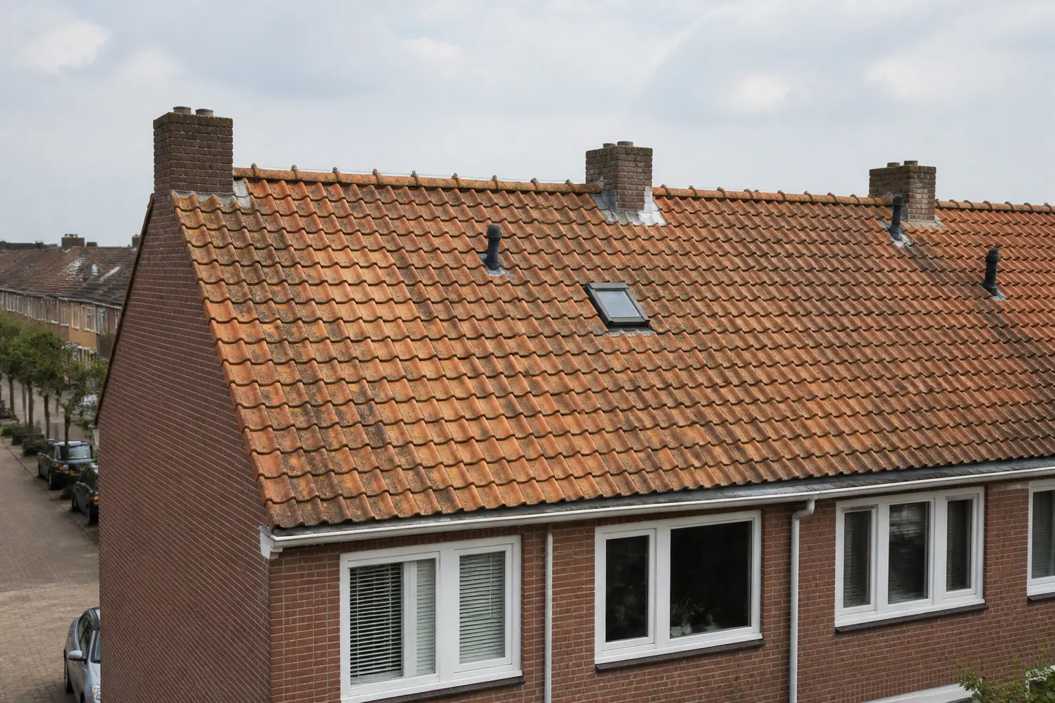 Situatie voor de werkzaamheden