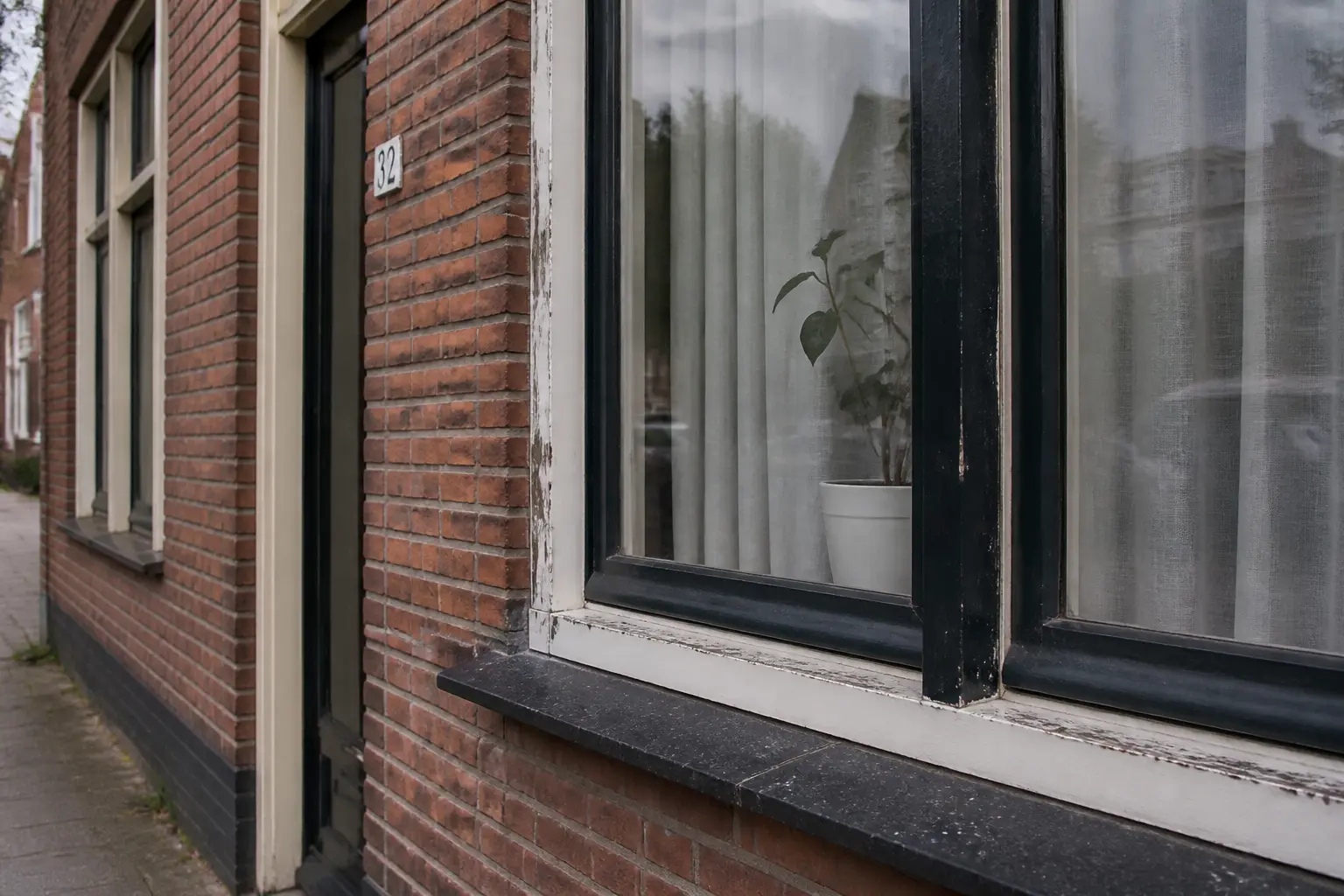 Situatie voor de werkzaamheden