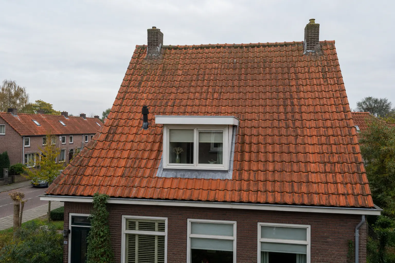 Situatie voor de werkzaamheden