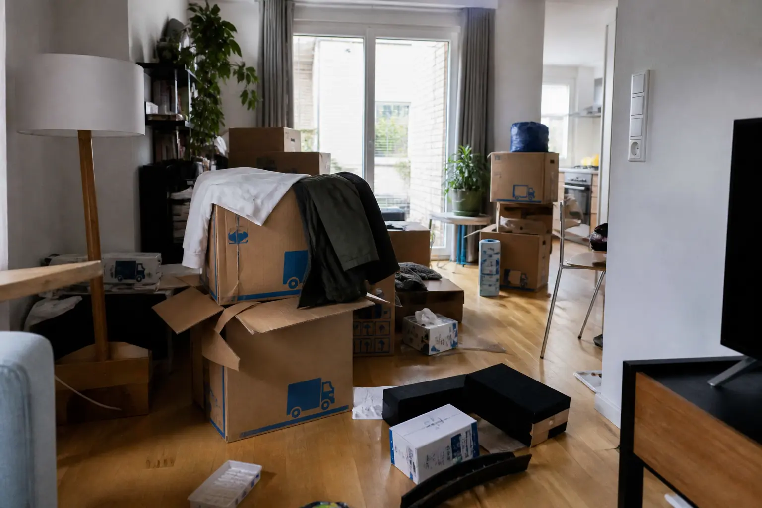 Situatie voor de werkzaamheden