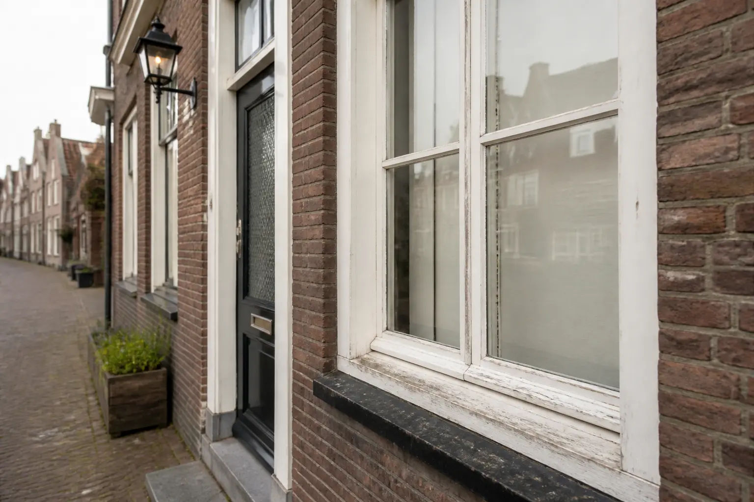Situatie voor de werkzaamheden