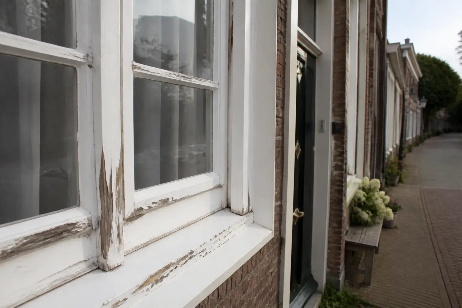 Situatie voor de werkzaamheden