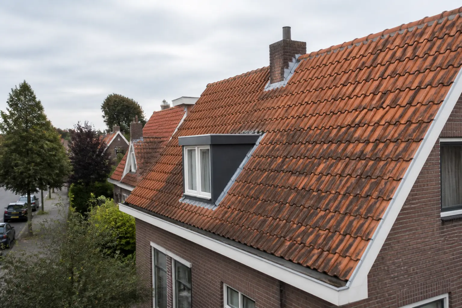 Situatie voor de werkzaamheden