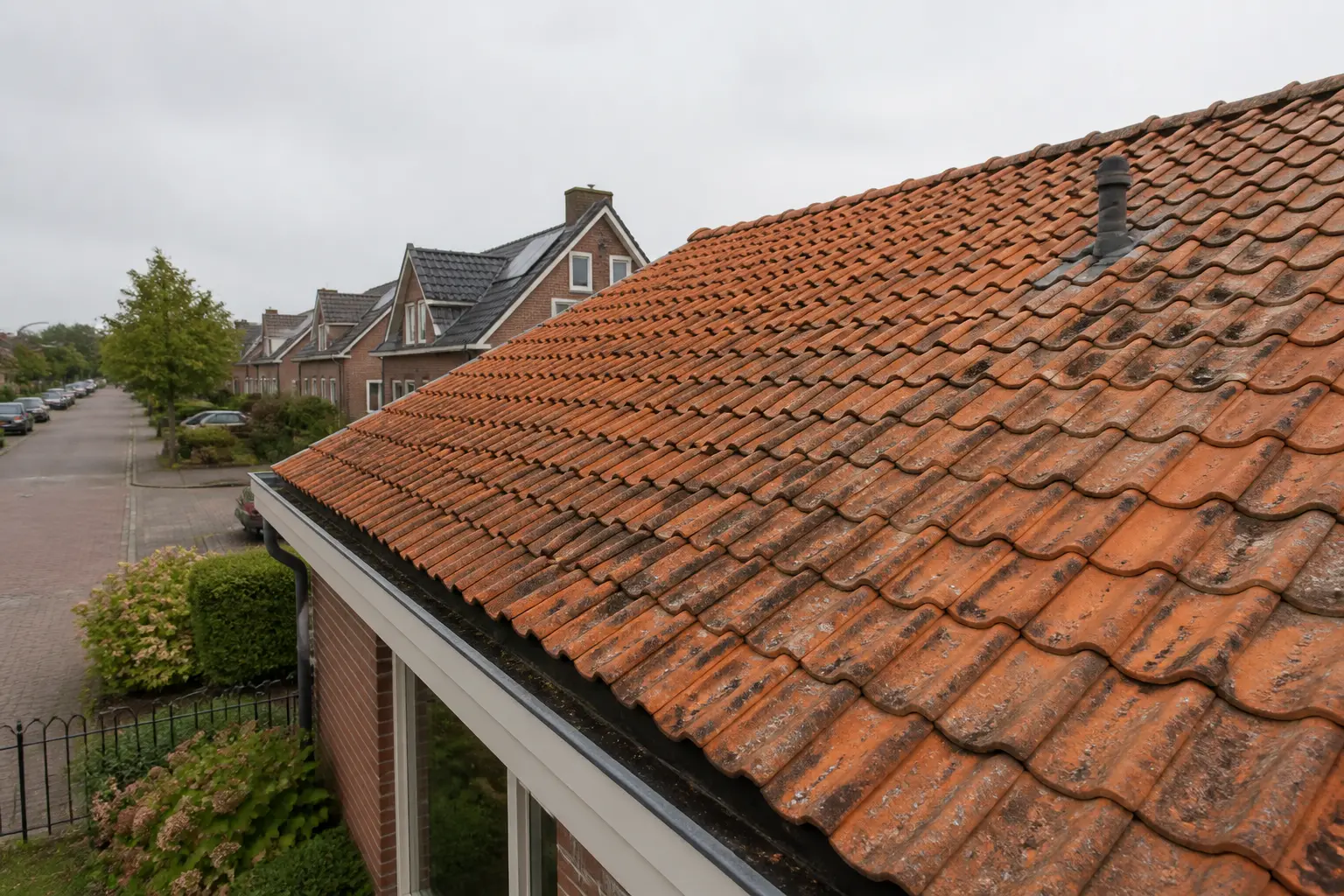 Situatie voor de werkzaamheden