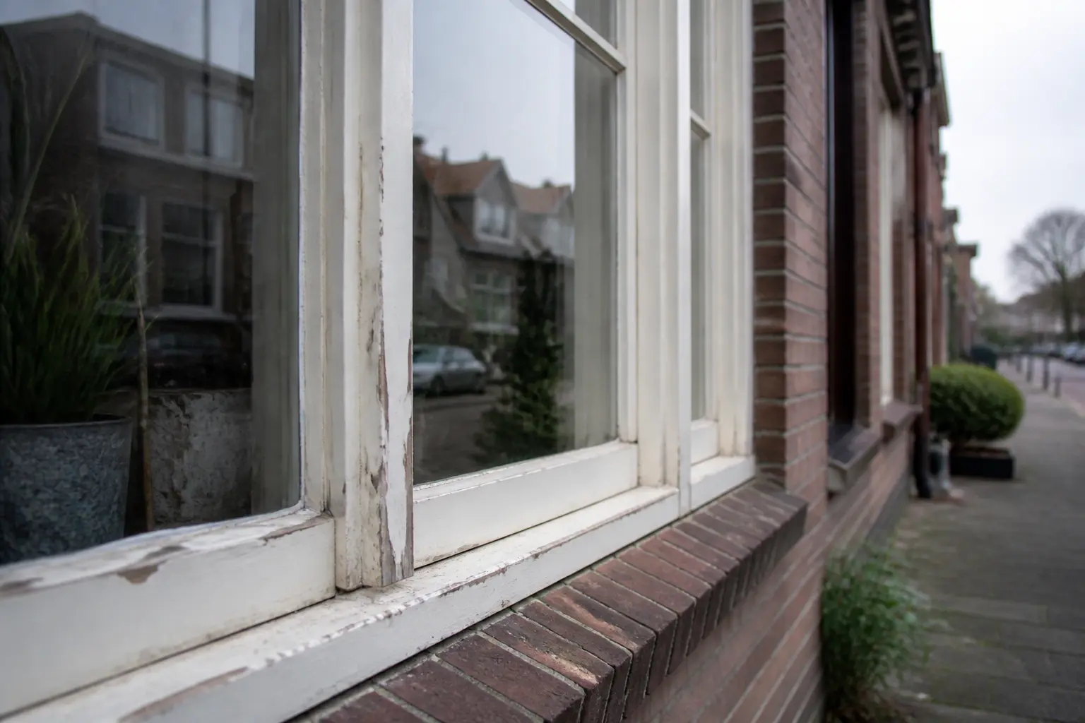 Situatie voor de werkzaamheden