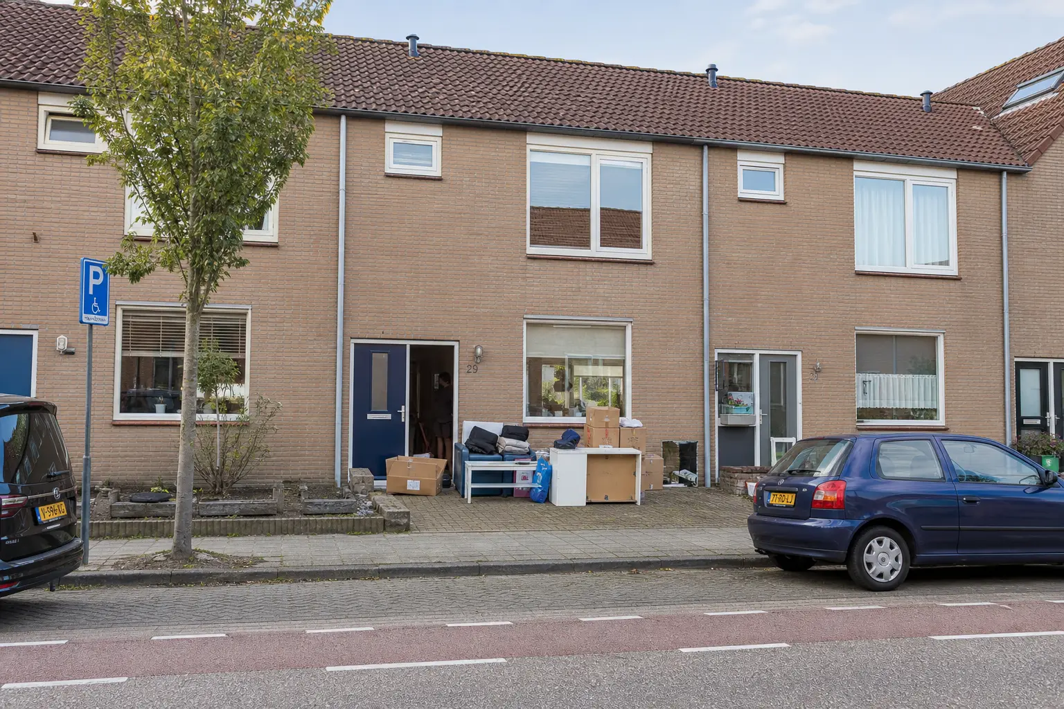 Situatie voor de werkzaamheden