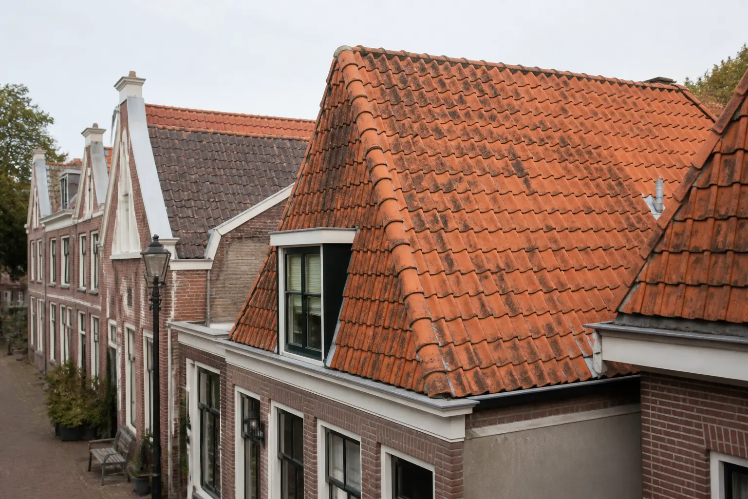 Situatie voor de werkzaamheden