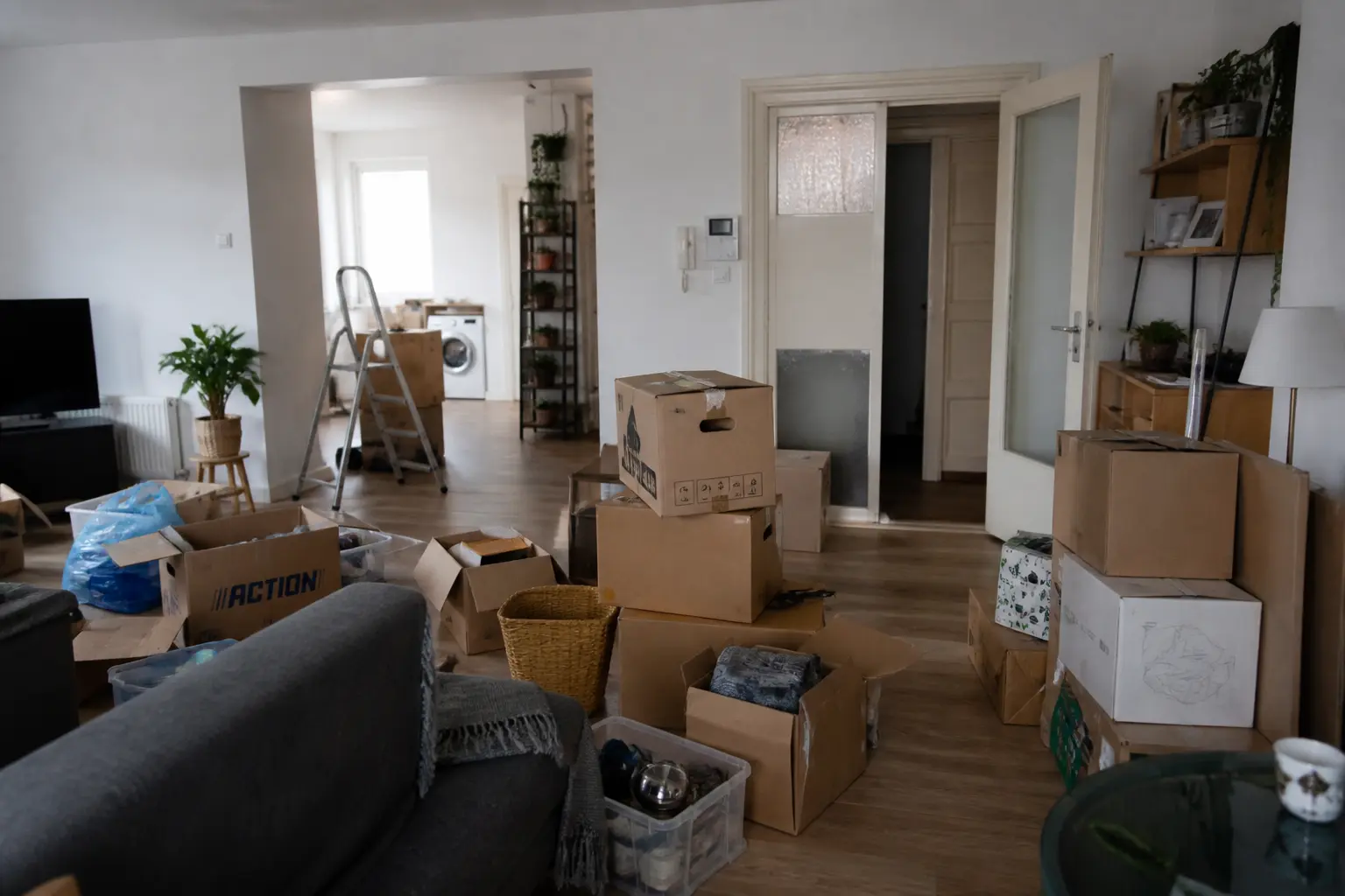Situatie voor de werkzaamheden