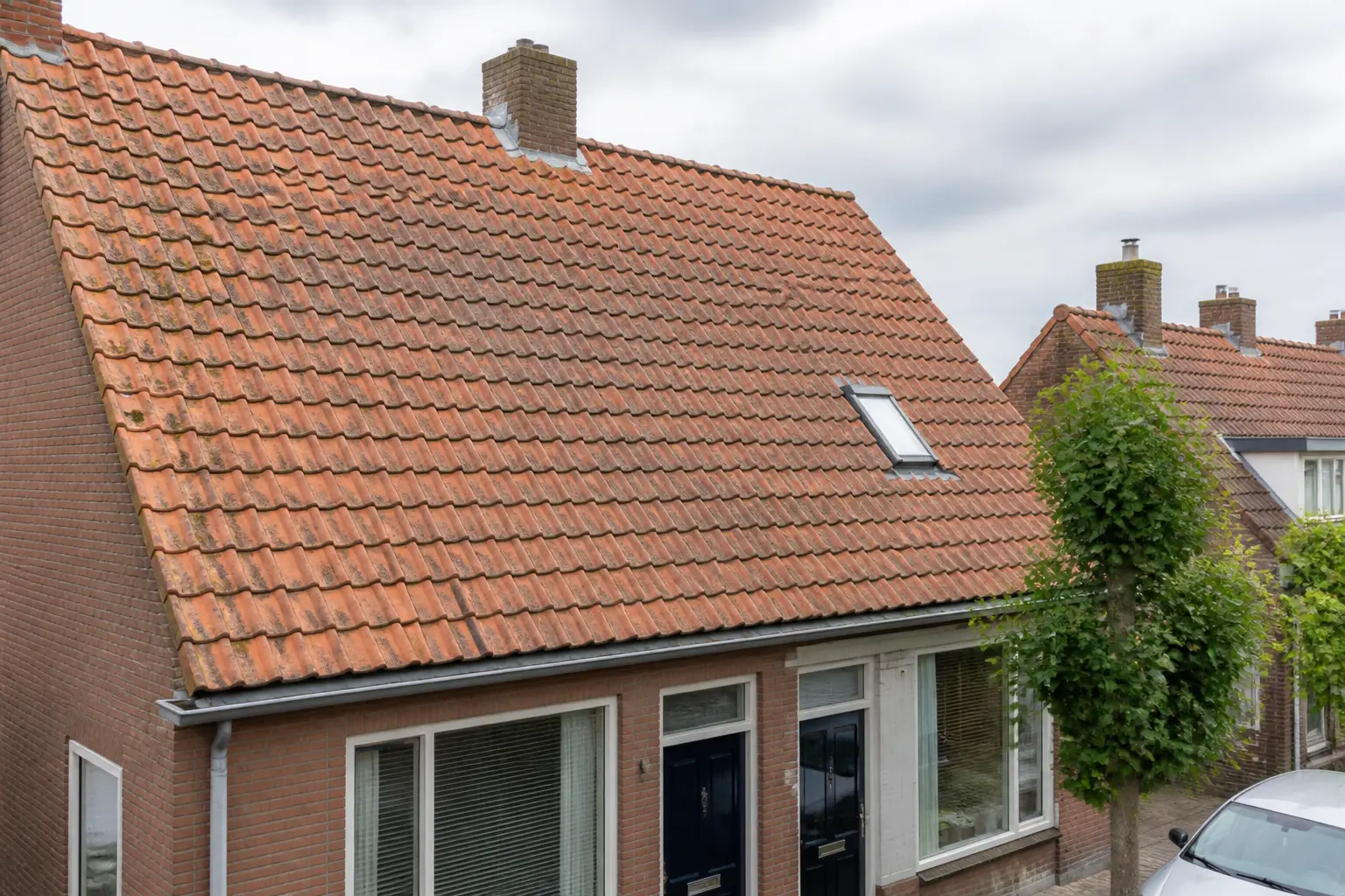 Situatie voor de werkzaamheden