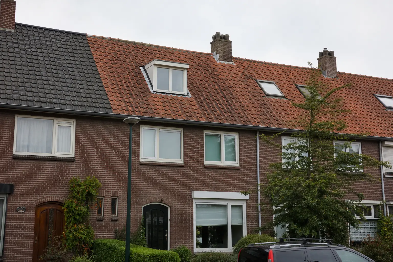 Situatie voor de werkzaamheden