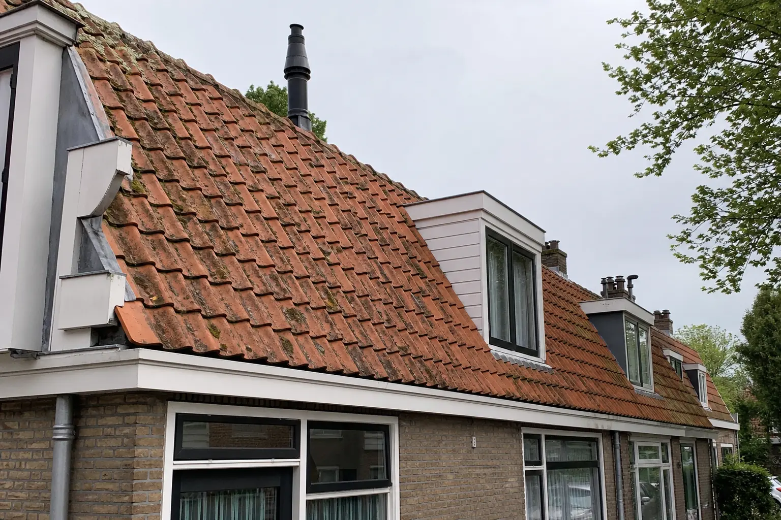 Situatie voor de werkzaamheden