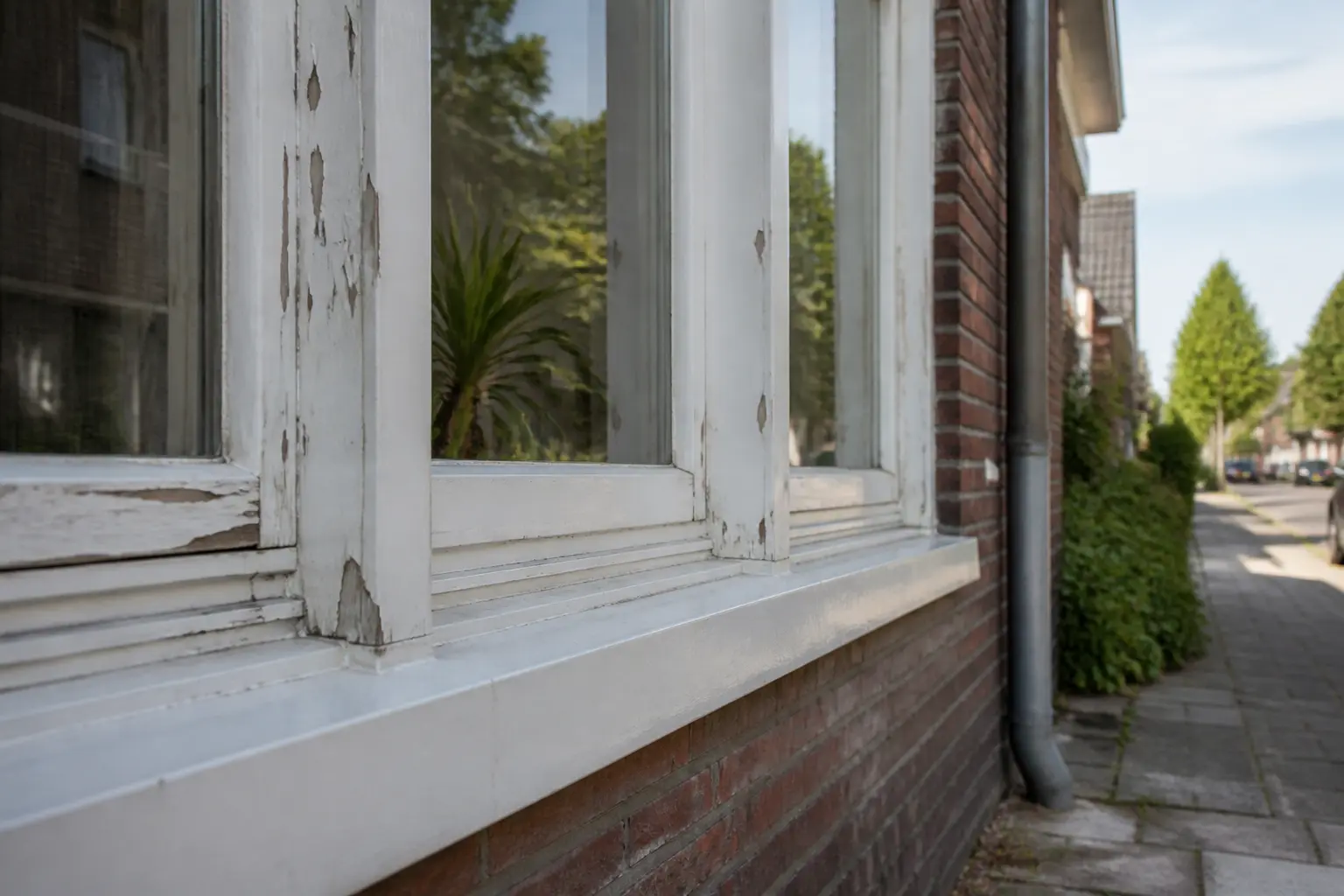 Situatie voor de werkzaamheden