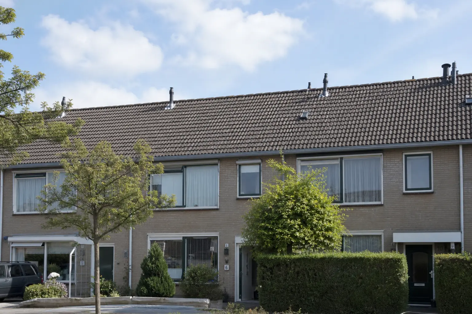 Situatie voor de werkzaamheden