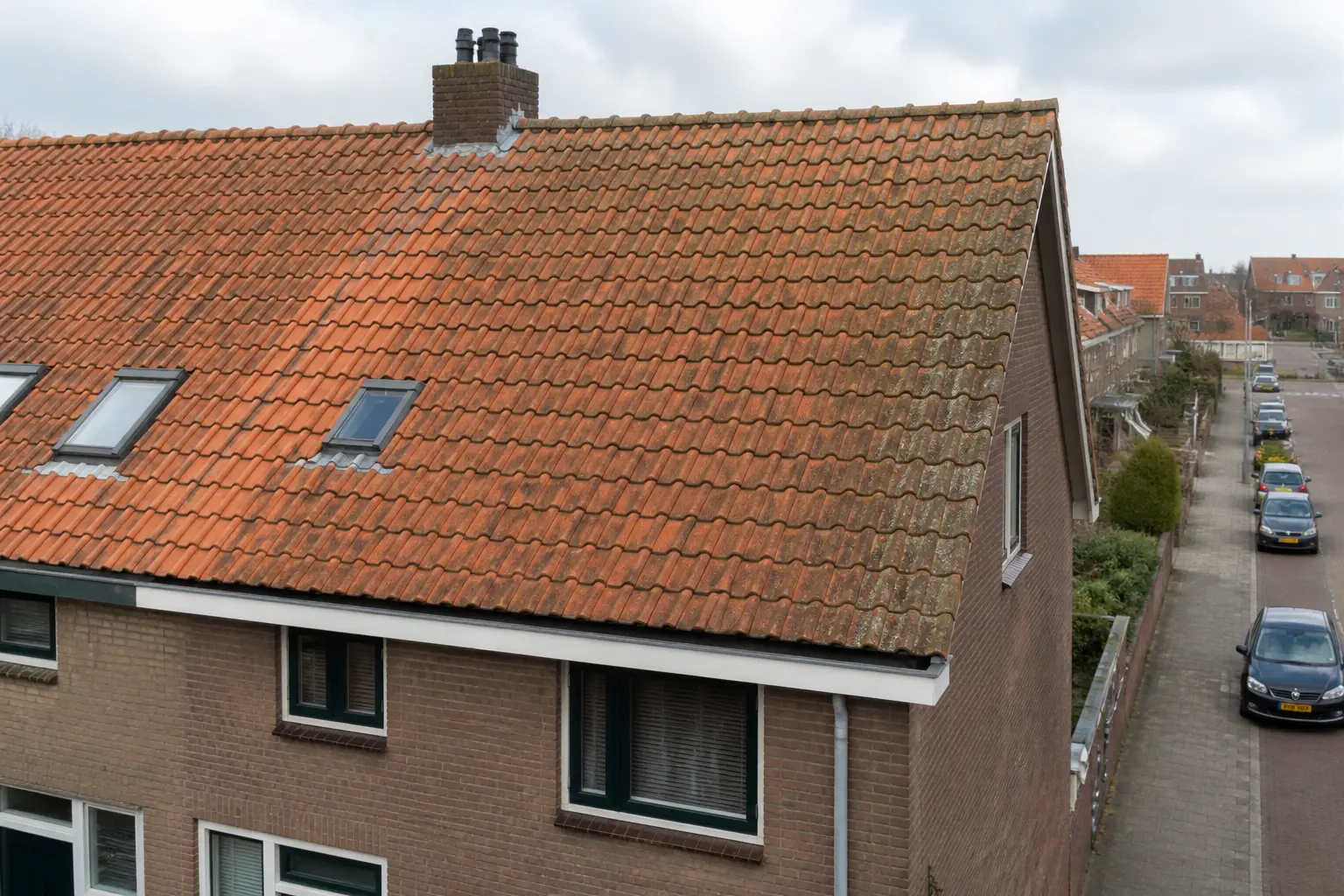 Situatie voor de werkzaamheden
