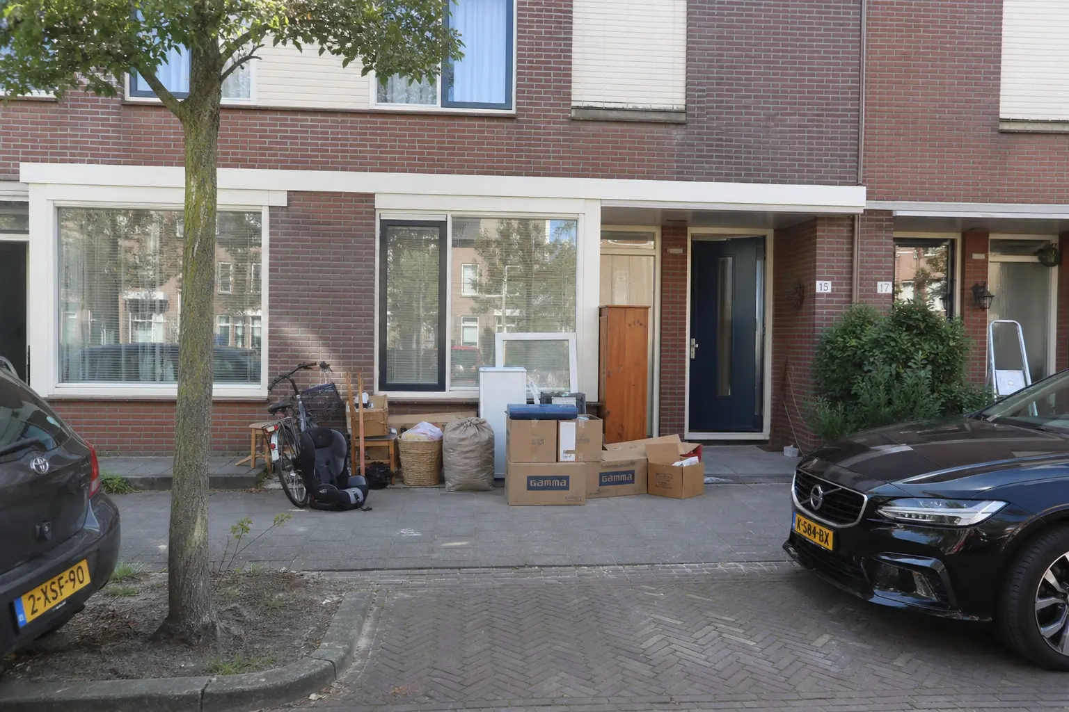 Situatie voor de werkzaamheden