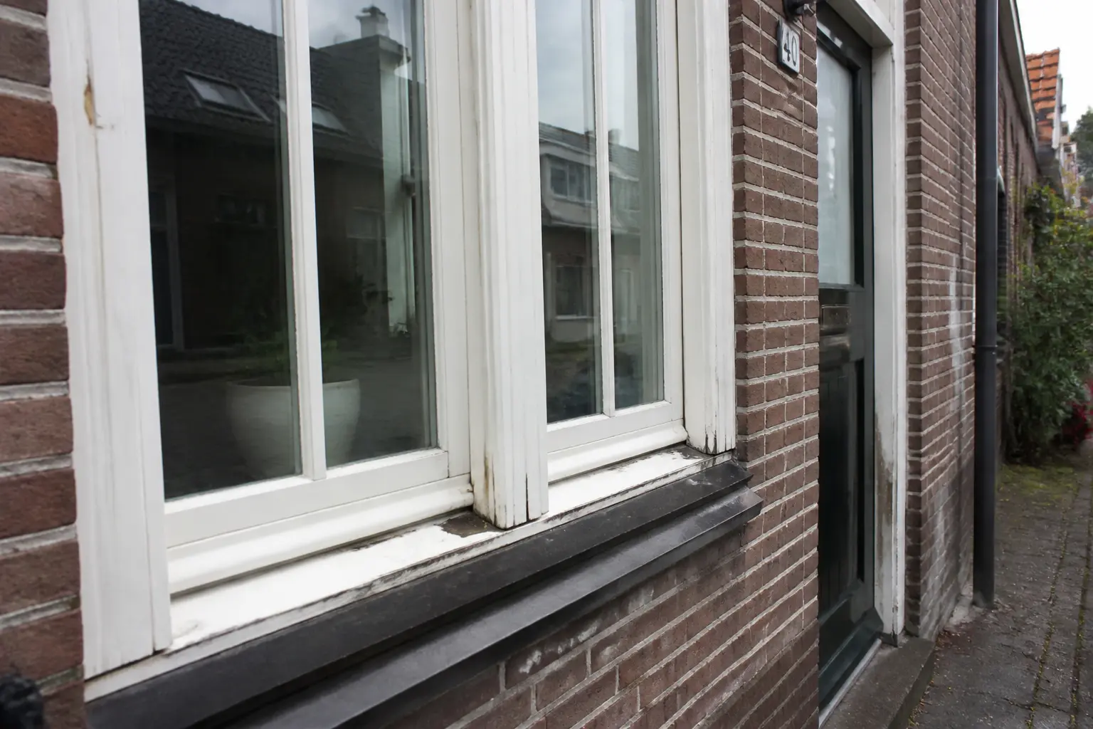 Situatie voor de werkzaamheden