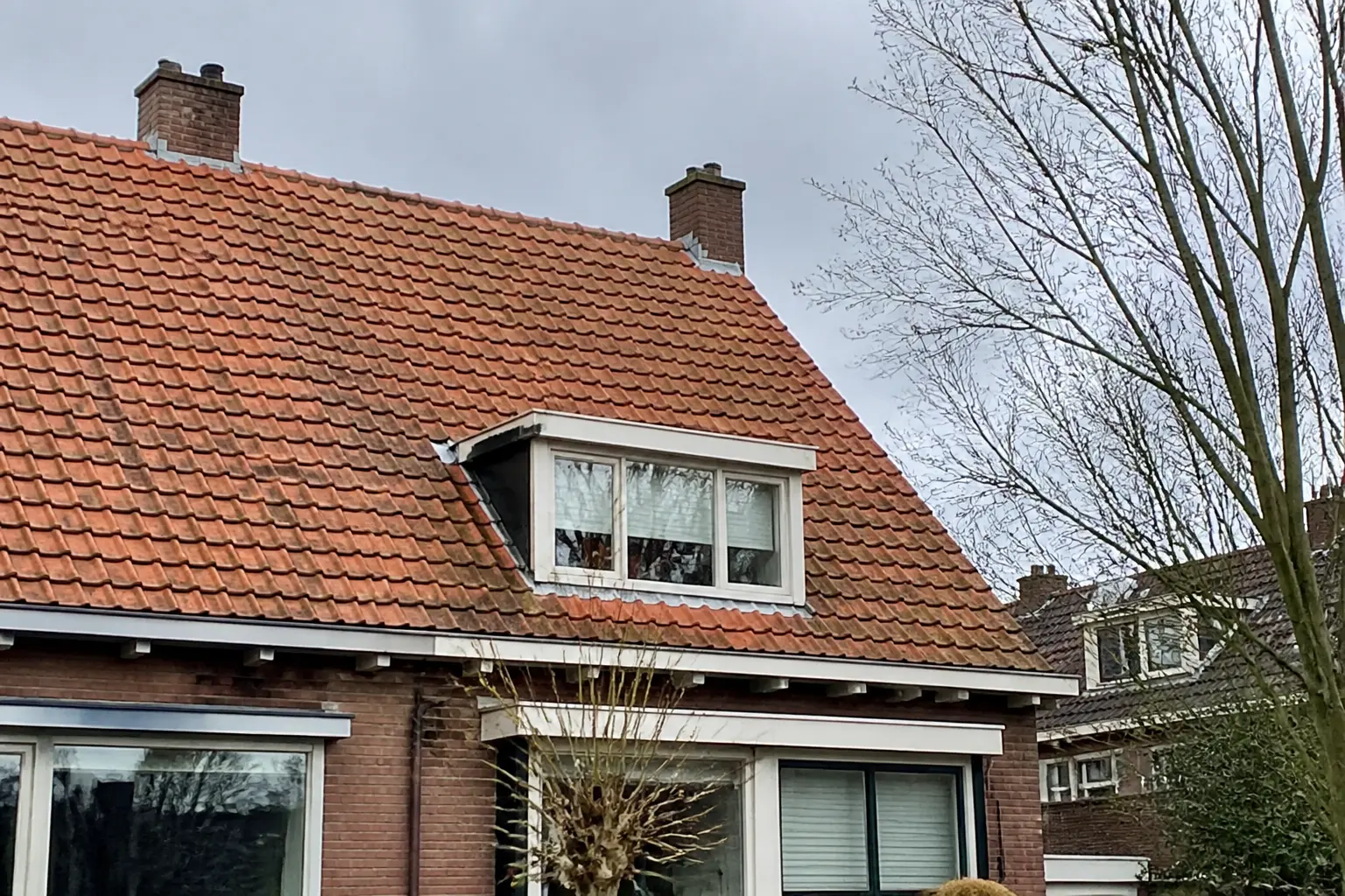Situatie voor de werkzaamheden