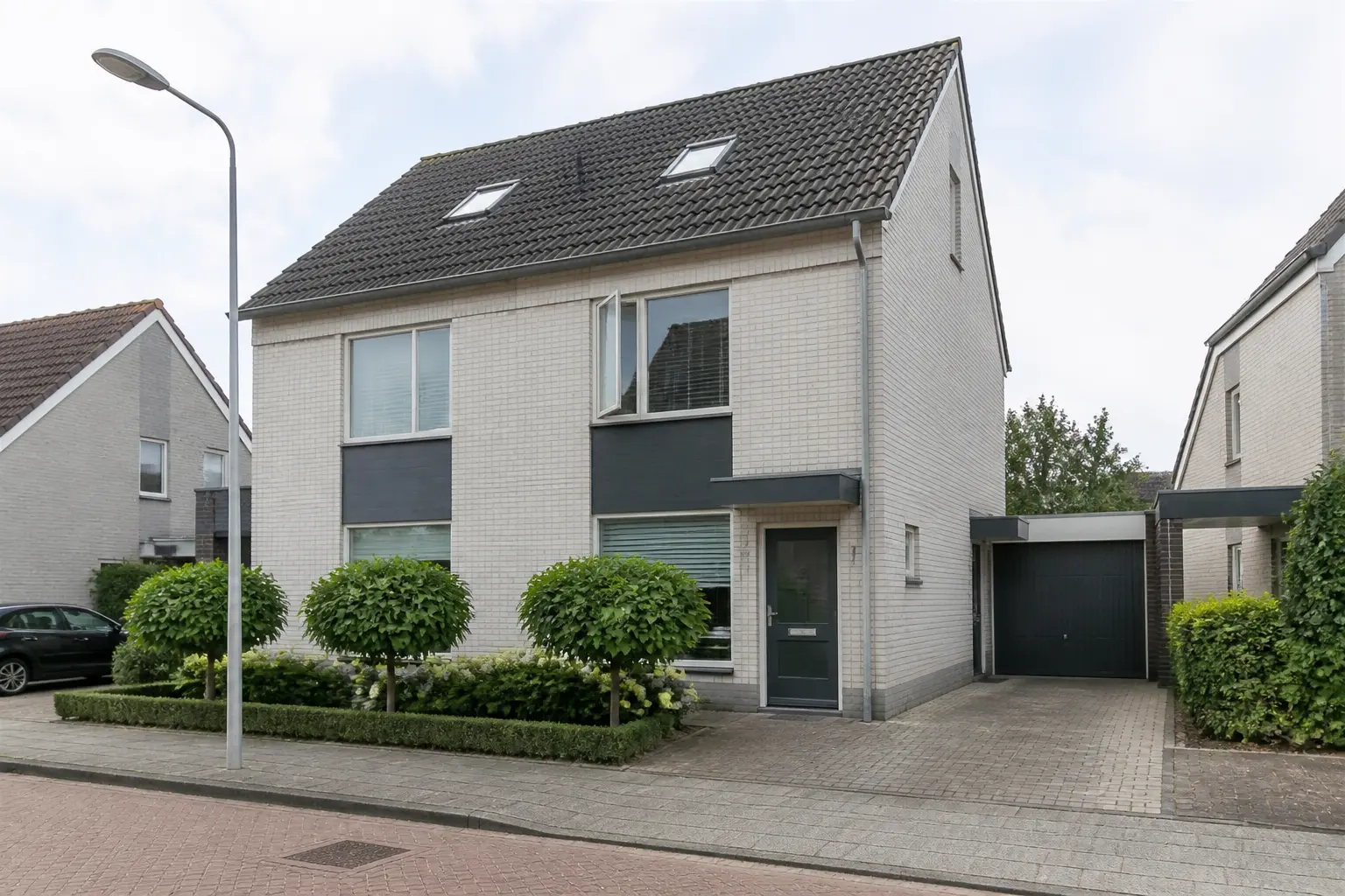 Situatie voor de werkzaamheden