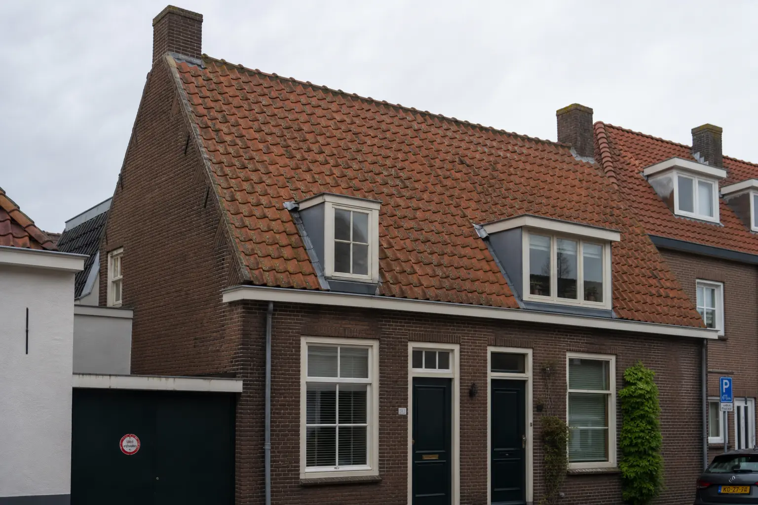 Situatie voor de werkzaamheden