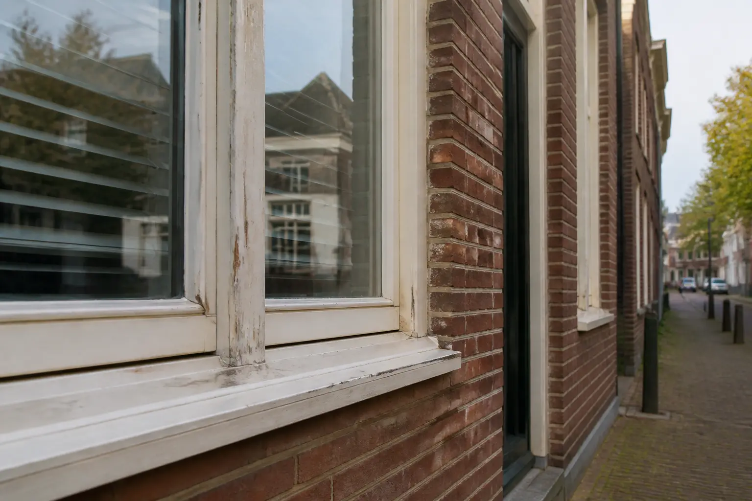 Situatie voor de werkzaamheden