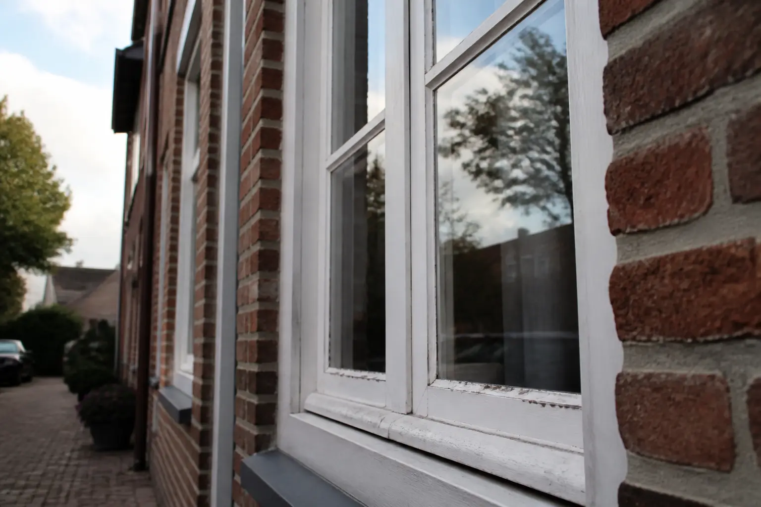 Situatie voor de werkzaamheden