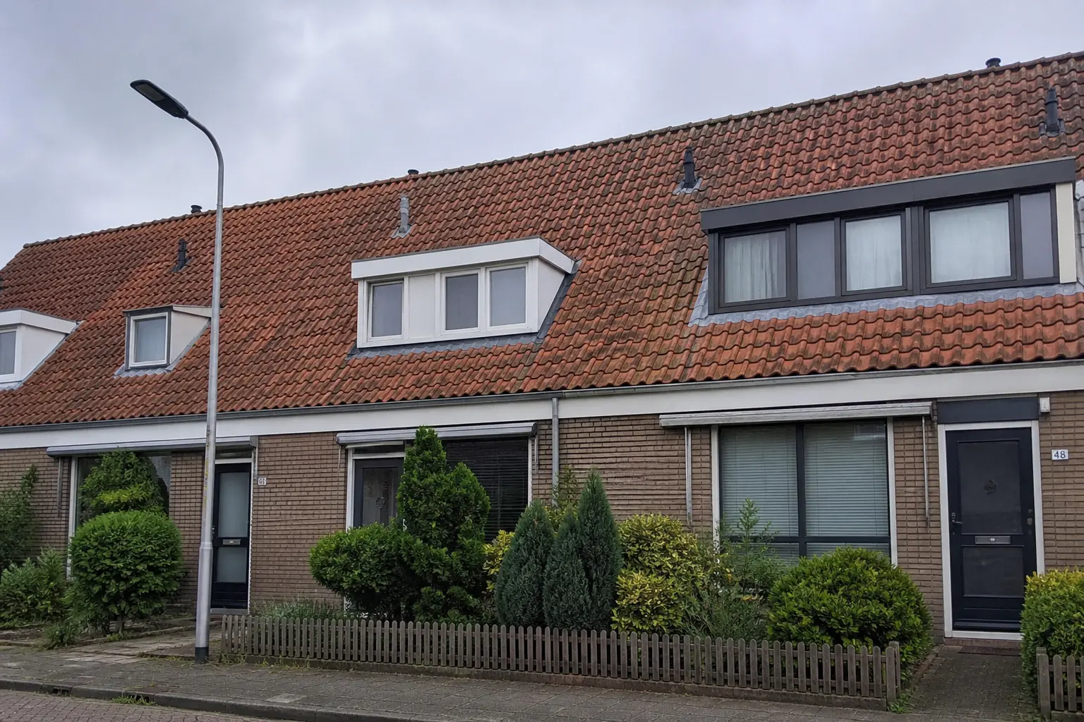 Situatie voor de werkzaamheden