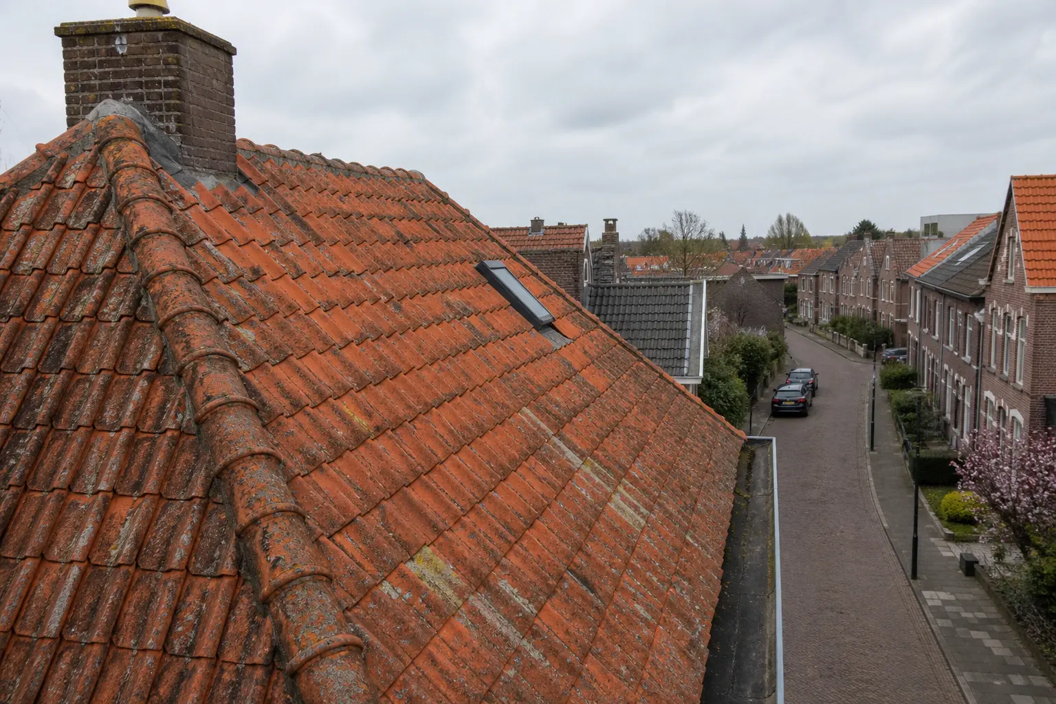 Situatie voor de werkzaamheden