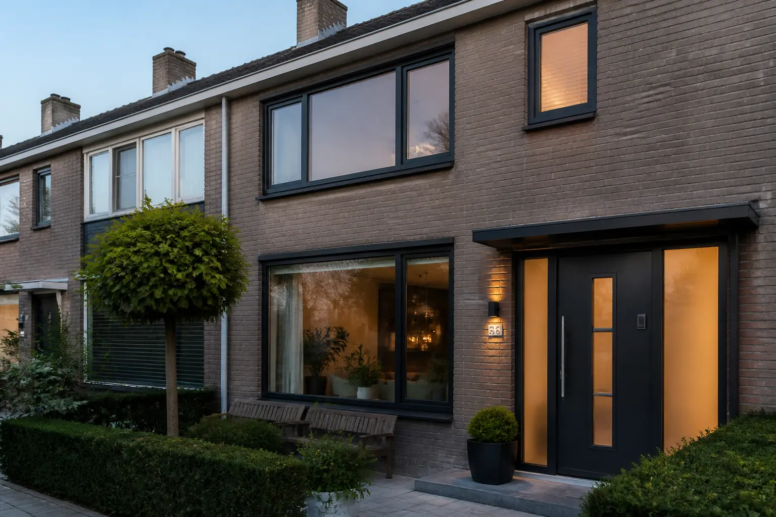 Situatie na de werkzaamheden