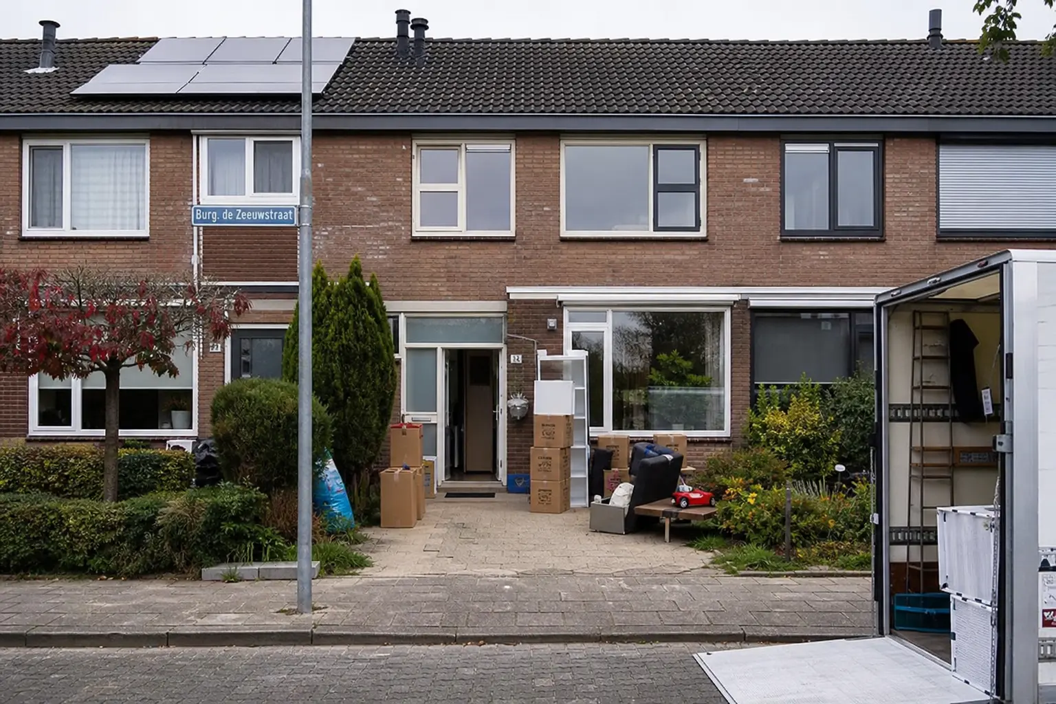 Situatie voor de werkzaamheden