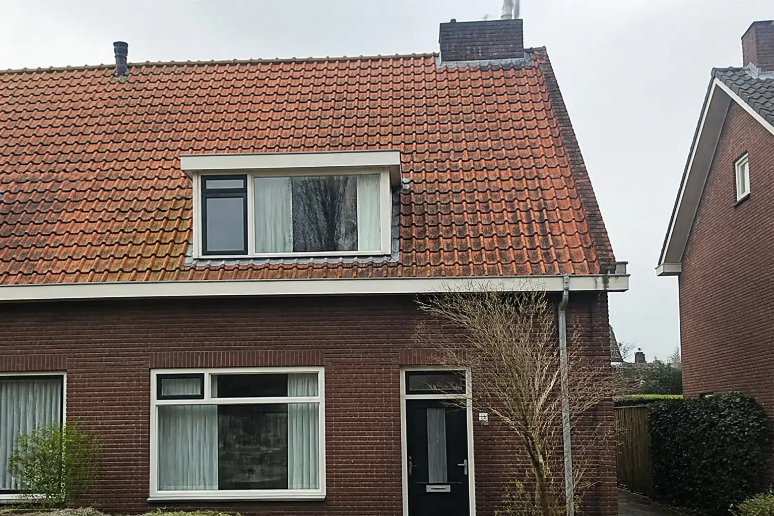 Situatie voor de werkzaamheden