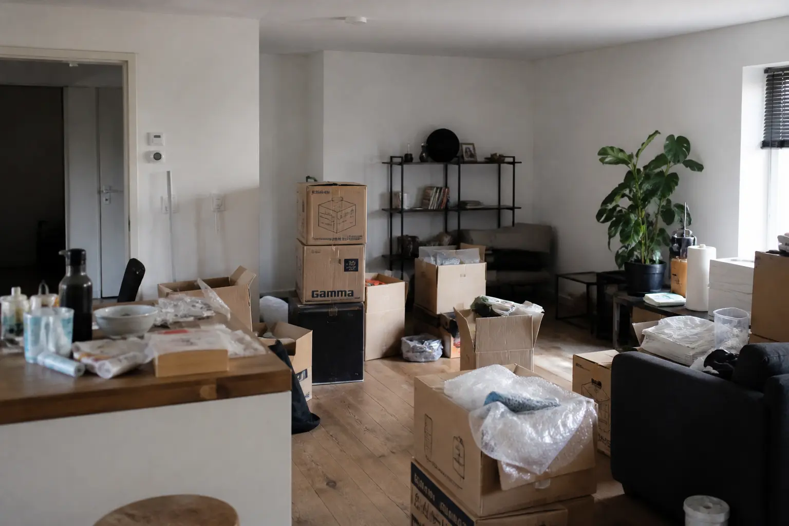 Situatie voor de werkzaamheden