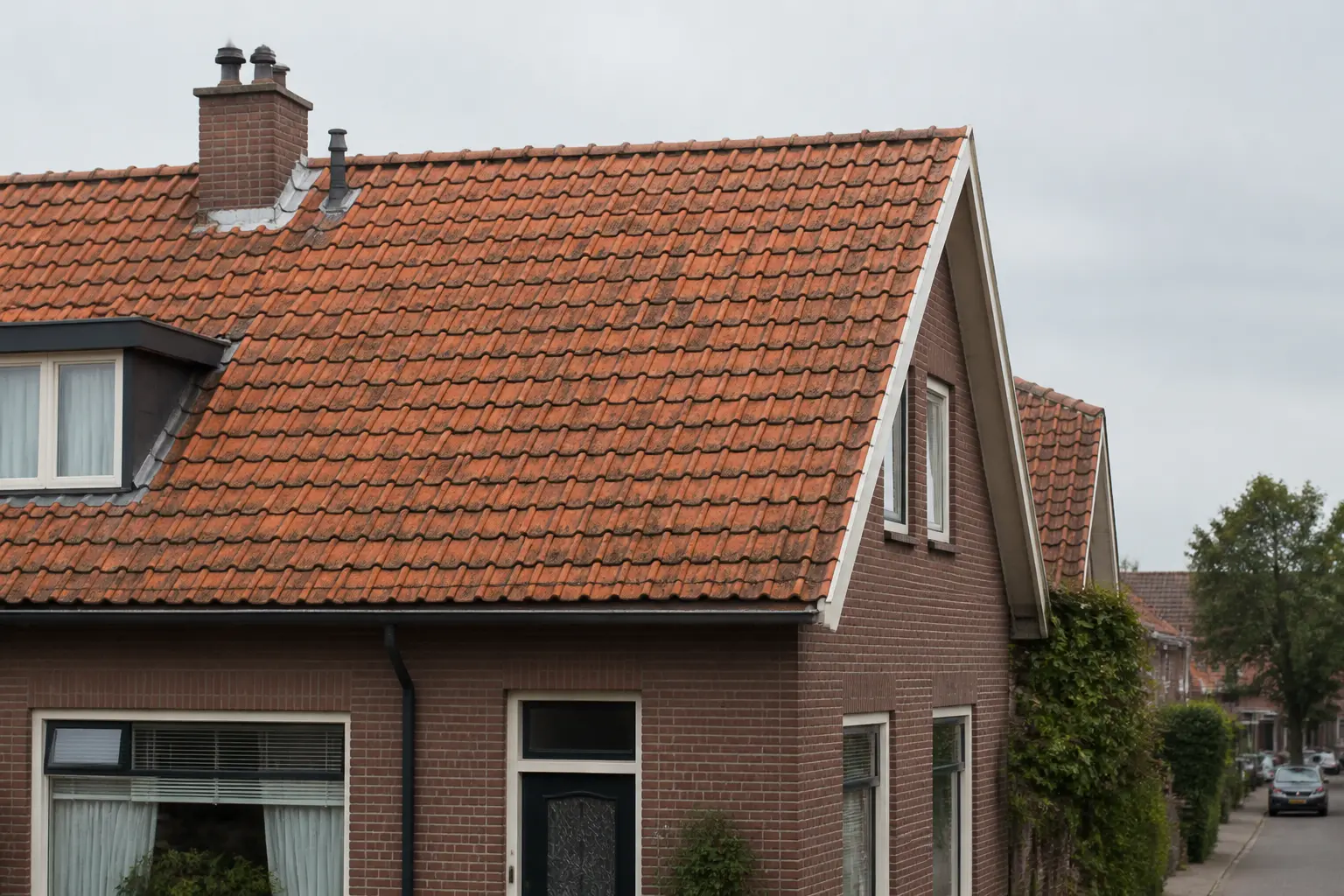 Situatie voor de werkzaamheden