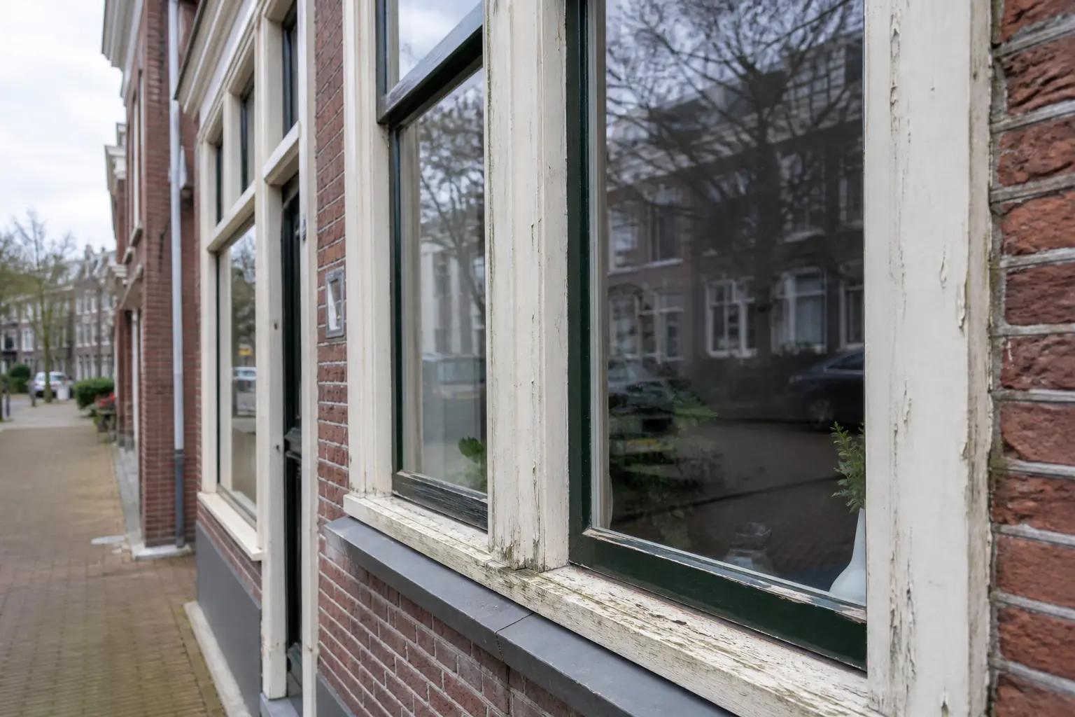Situatie voor de werkzaamheden
